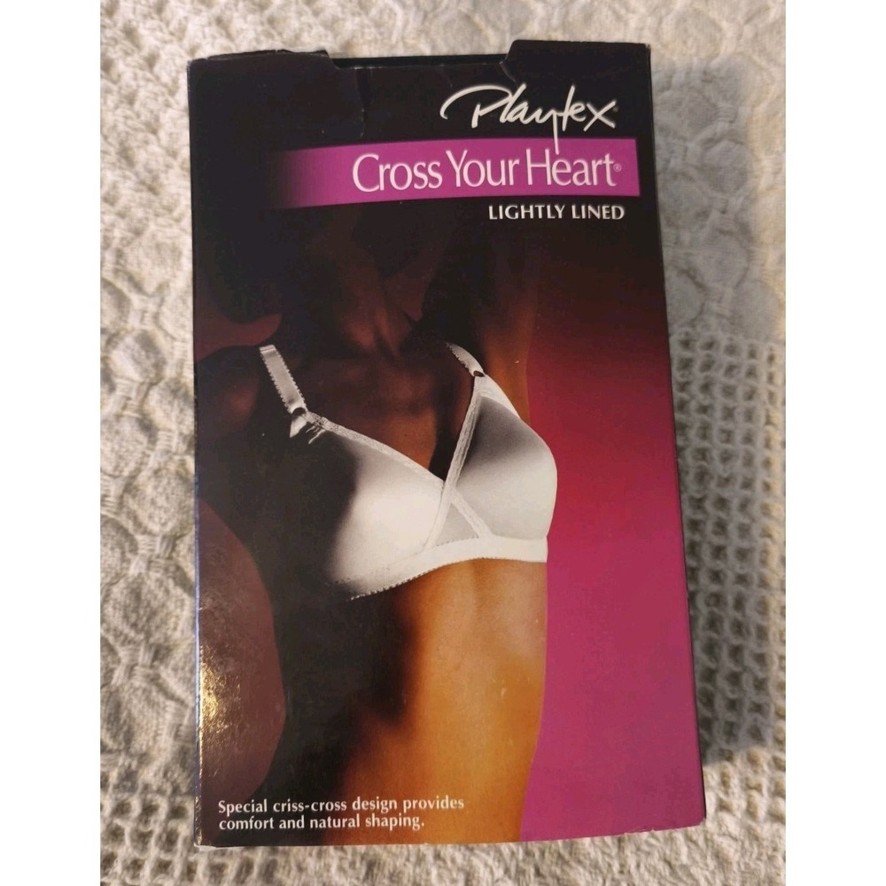 Vintage Playtex Cross Your Heart 655 Lightly Lined Bra 40B NOS NIB